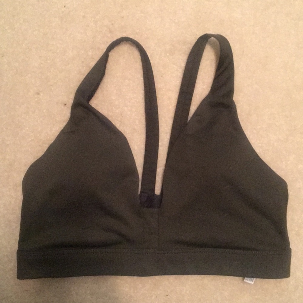 Victoria’s Secret Sports Bra size small dark green